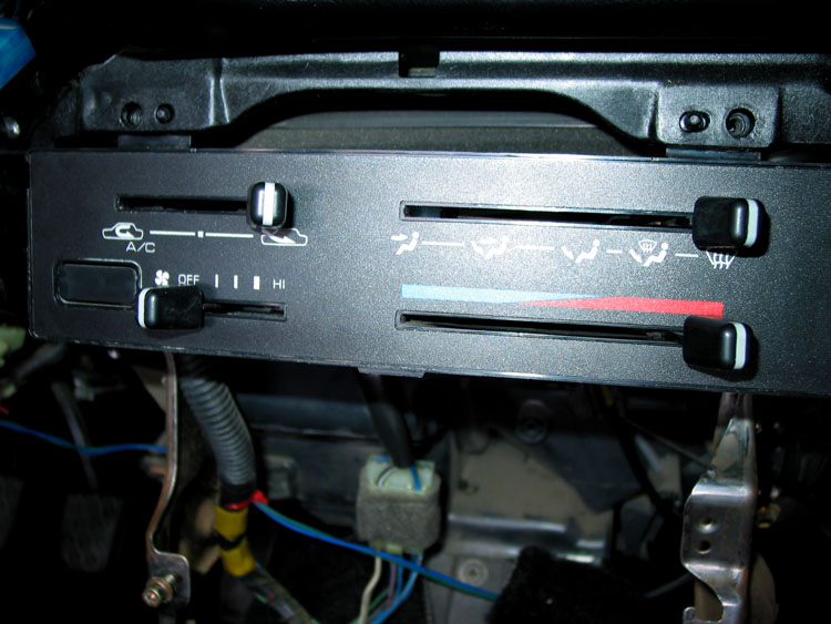 [Image: AEU86 AE86 - AE86 heat unit panel with b...nd sliders]