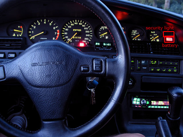 Toyota corolla 1998 dashboard warning lights
